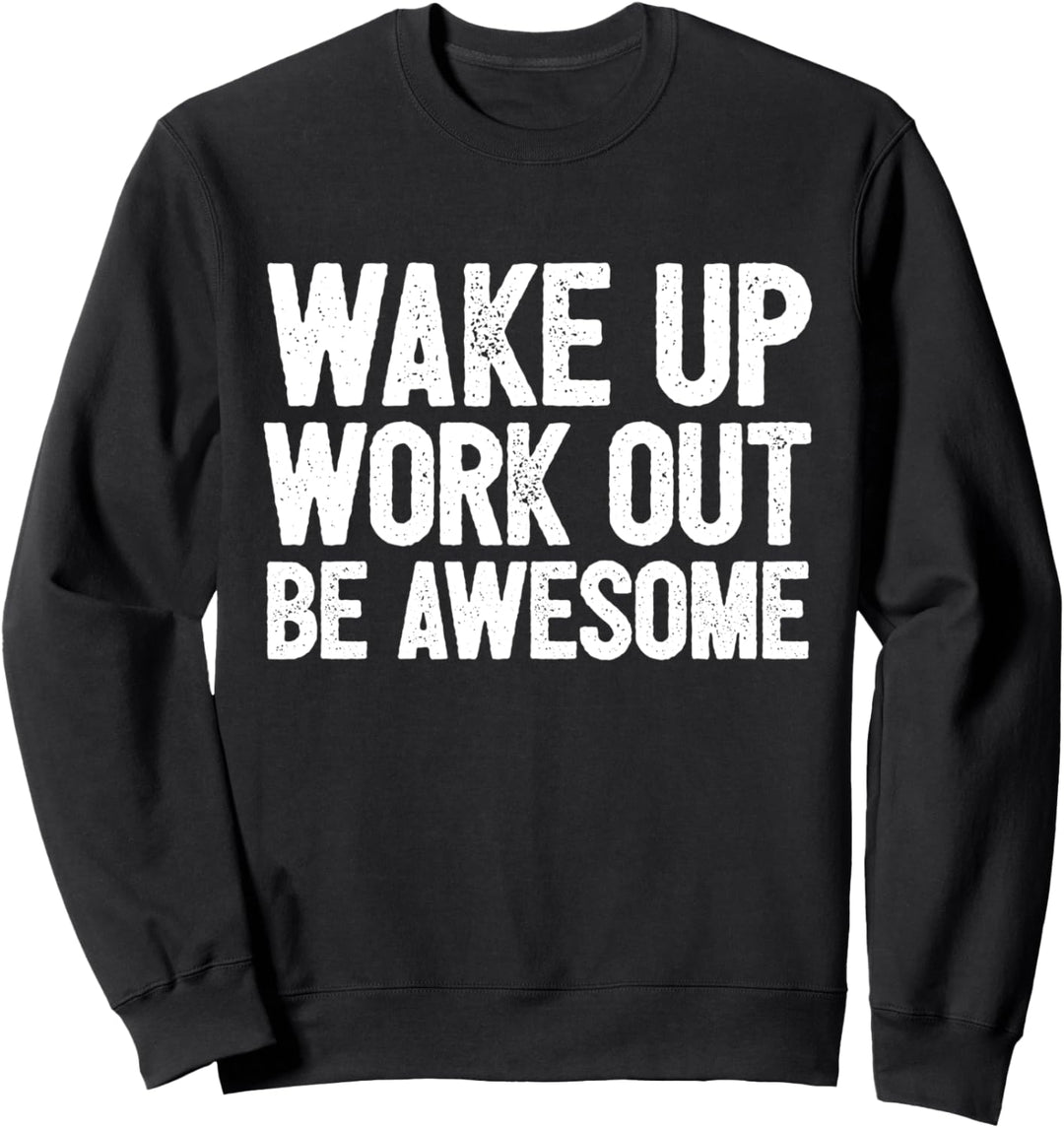 Lustig Heim-Fitness Training Kardio I Aufstehen Workout Toll Sweatshirt