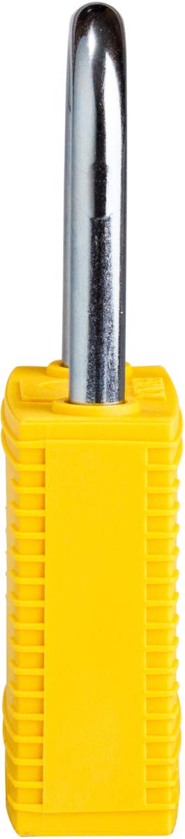 Brady (NYL-YLW-38ST-KD) SafeKey Nylon Lockout-Vorhängeschloss Mit Stahl Bügel 38.00 mm Gelb KD - Ver