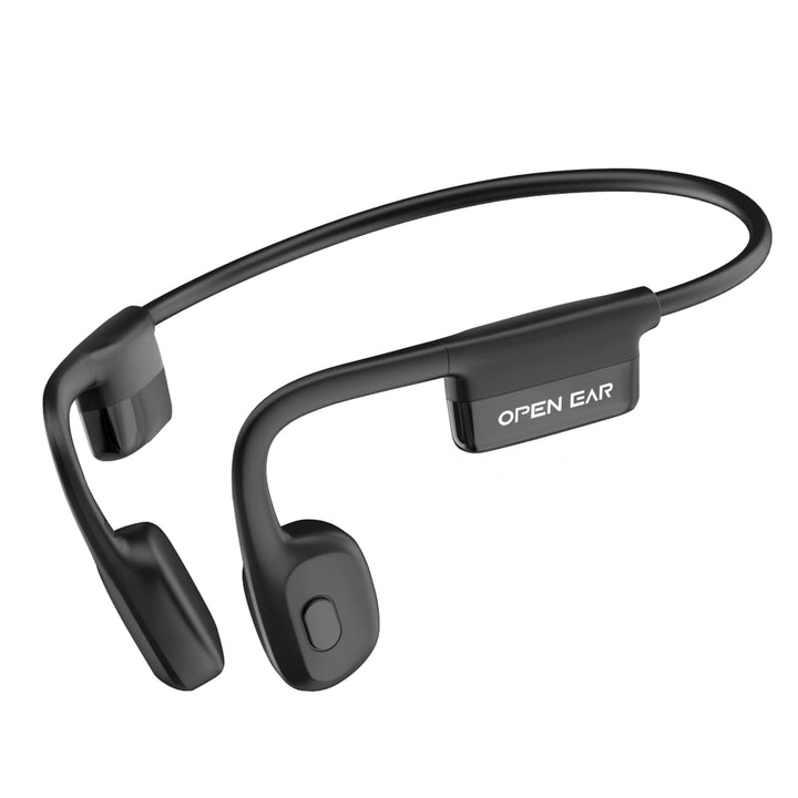 Knochenschall Kopfhörer, Open Ear Kopfhörer Bluetooth 5.3 mit Dual-Mikrofon, 8Stunden Akkulaufzeit,