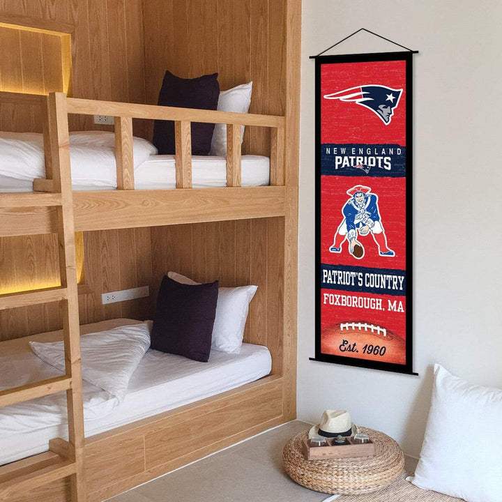 New England Patriots Banner and Scroll Sign