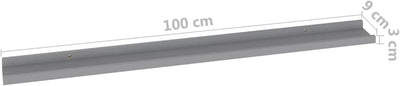 Festnjght 2er Set Bilderleiste Wandregal Schweberegal Bilderregal Wandboard Regal für Bilderrahmen F