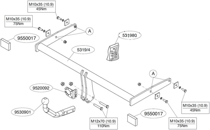 Thule Brink 531900 Anhängerkupplungen