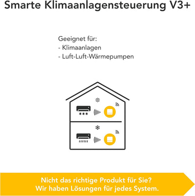 tado° smarte Klimaanlagensteuerung V3+ mit Standfuss – Klimaanlage digital steuern per App – optimal