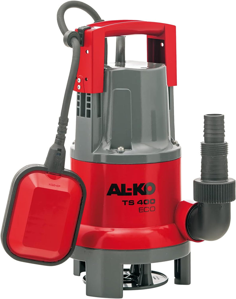 AL-KO Schmutzwasser-Tauchpumpe TS 400 ECO (400 W Motorleistung, 8.000 l/h max. Fördermenge, 5 m max.