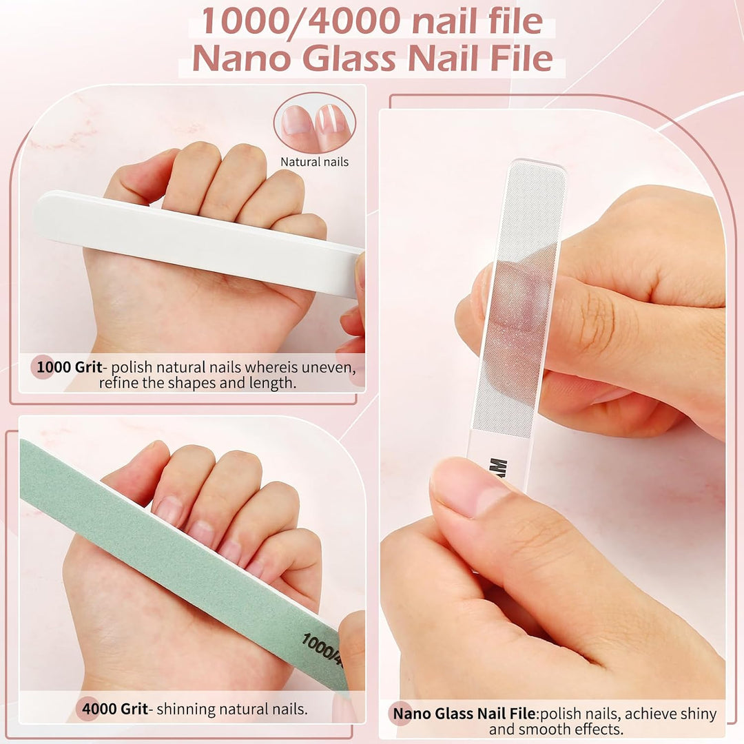 Maniküre Set Frauen Nagel Kit für Frauen Nagelfeilen Kit Maniküre Werkzeuge Nagelpflege Kit mit Nage