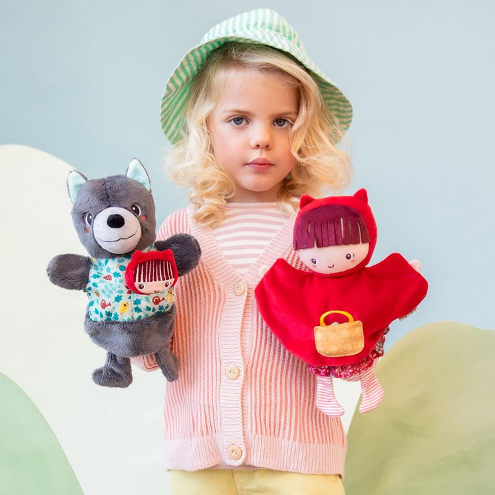 Lilliputiens - Handpuppe Rotkäppchen - Interaktives Spielzeug für Kinder - Perfekt, um das bekannte