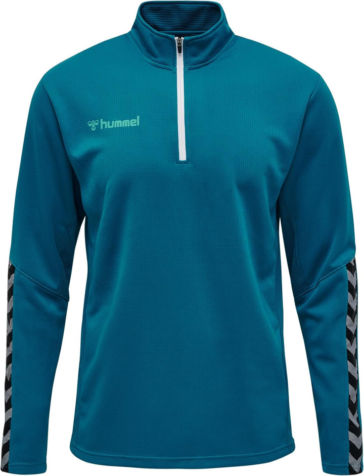 hummel Herren Hmlauthentic Half Zip Sweatshirt Sweatshirt S Celestial, S Celestial