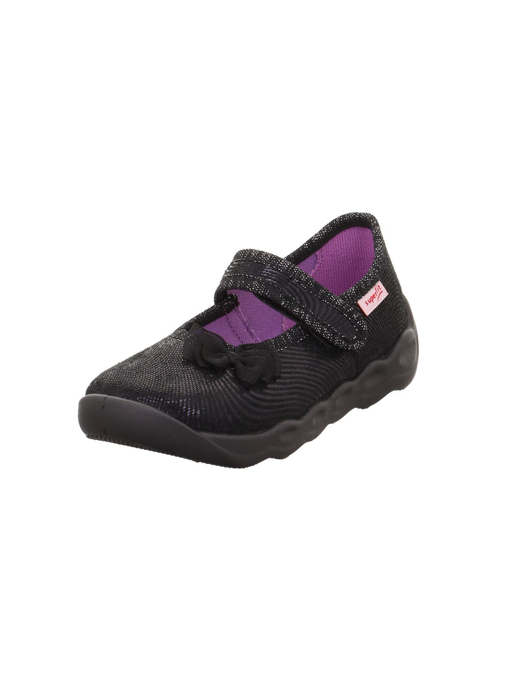 Superfit Bubble Hausschuh 23 EU Weit Schwarz 0040, 23 EU Weit Schwarz 0040