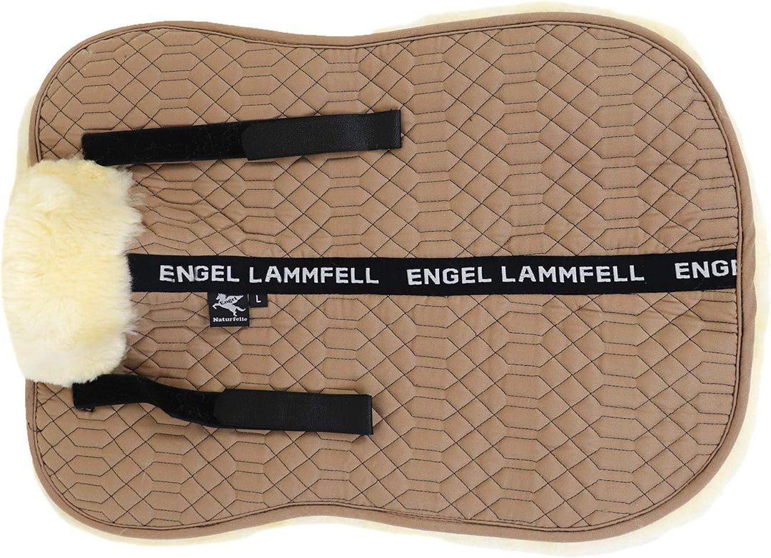Engel Reitsport Lammfell Sattelkissen SAKIS1 mit Fellrand vorne camel-med. M, camel-med. M