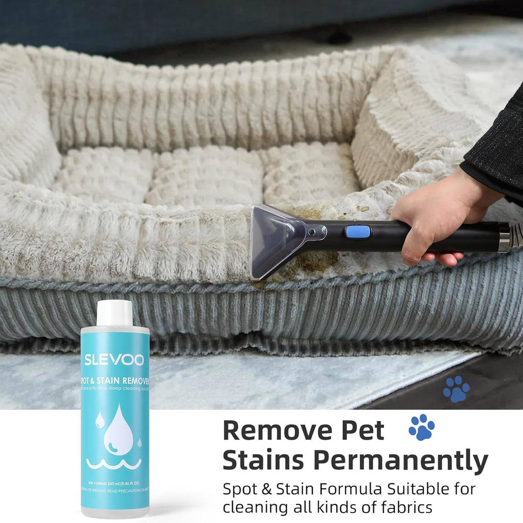 Slevoo Polsterreiniger Gerät 450W Nasssauger, Waschsauger mit Reinigungsmittel Teppichreiniger mit s