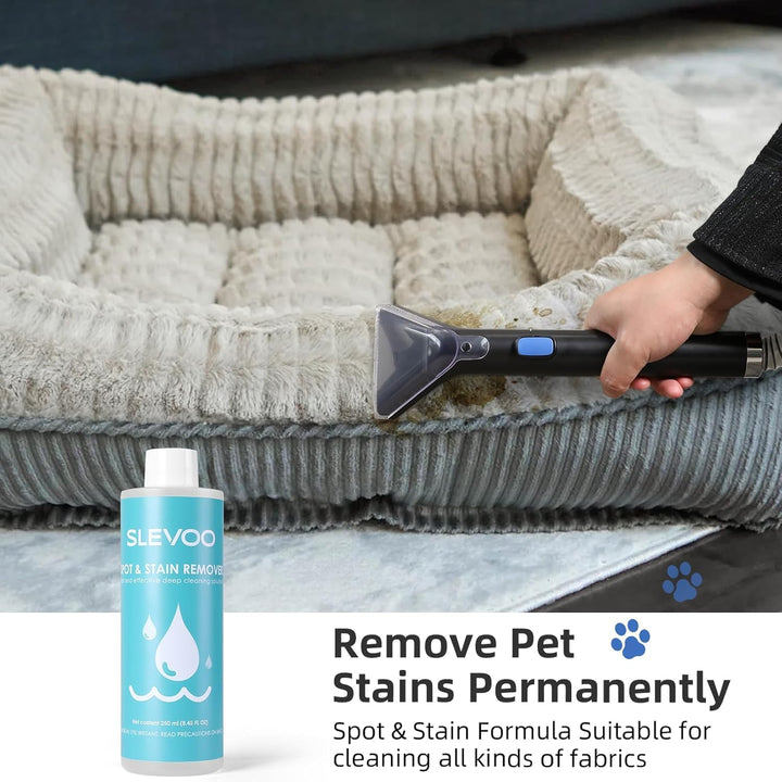 Slevoo Polsterreiniger Gerät 450W Nasssauger, Waschsauger mit Reinigungsmittel Teppichreiniger mit s
