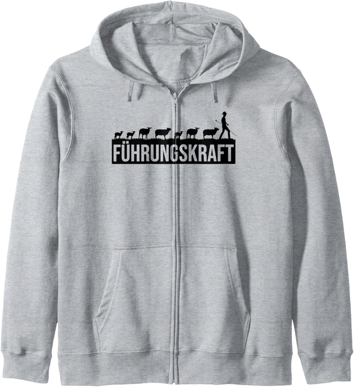 Führungskraft von Schafen - Schäferei Schafhirte Schafe Kapuzenjacke