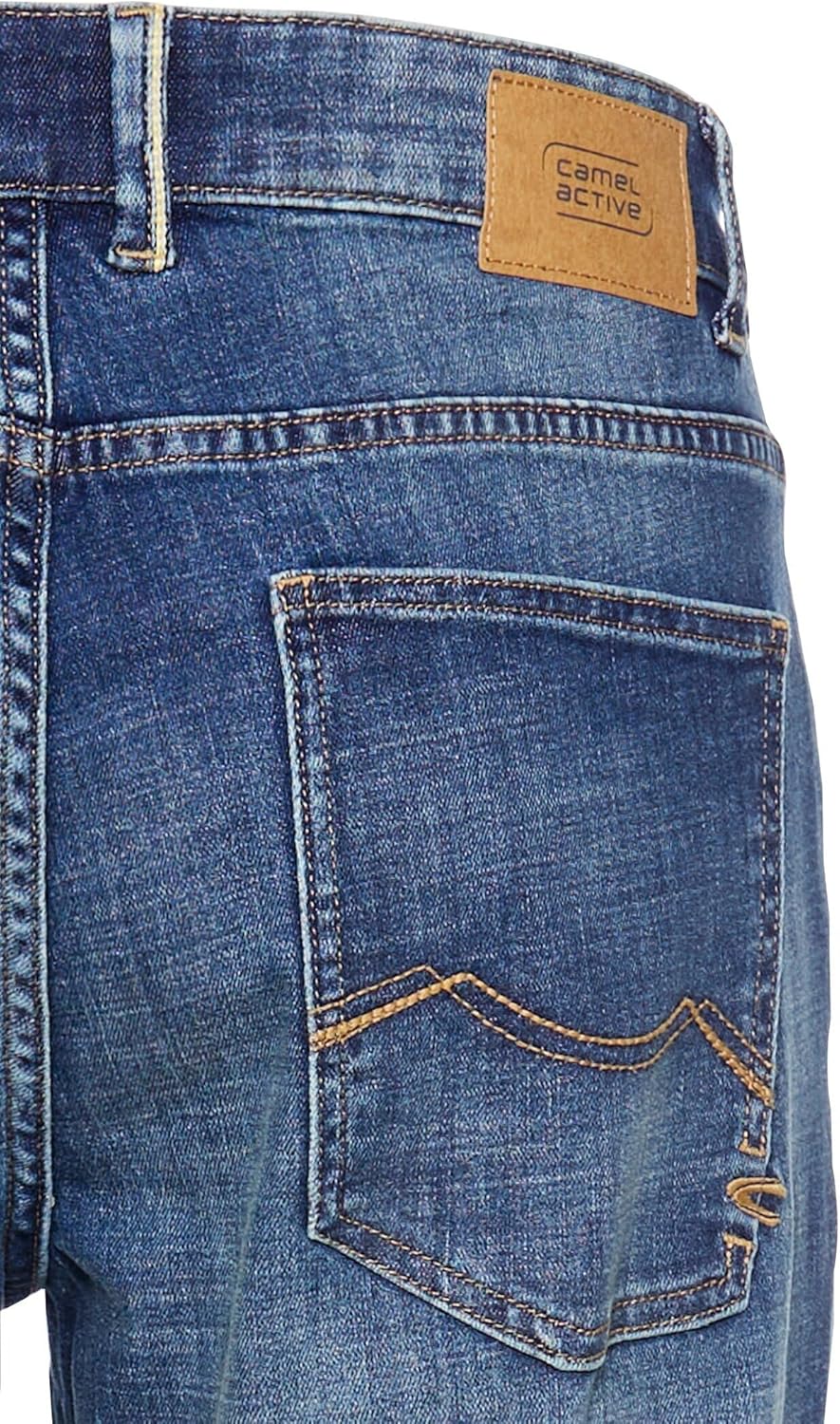 camel active Herren Regular Fit fleXXXactive® Jeans 32W / 34L Blau, 32W / 34L Blau