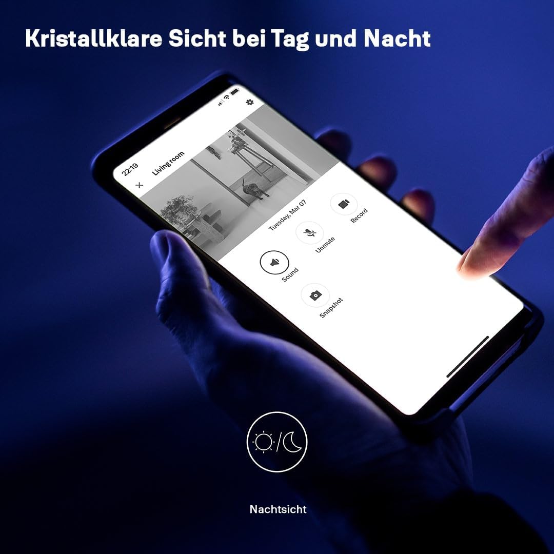 Yale - Smarte Innenkamera - SV-IC-1A-W-EU - Full HD Live Ansicht & Zwei-Wege-Audio - Bewegungsaufzei