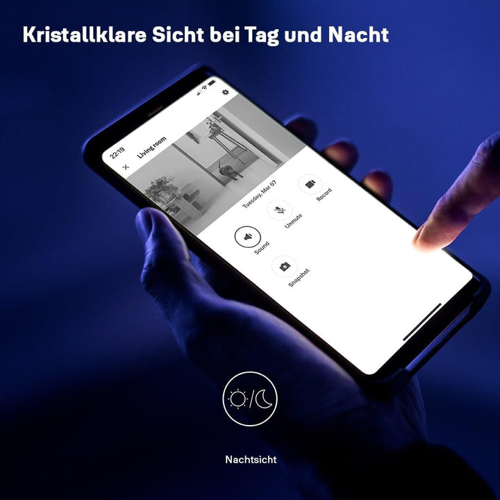 Yale - Smarte Innenkamera - SV-IC-1A-W-EU - Full HD Live Ansicht & Zwei-Wege-Audio - Bewegungsaufzei