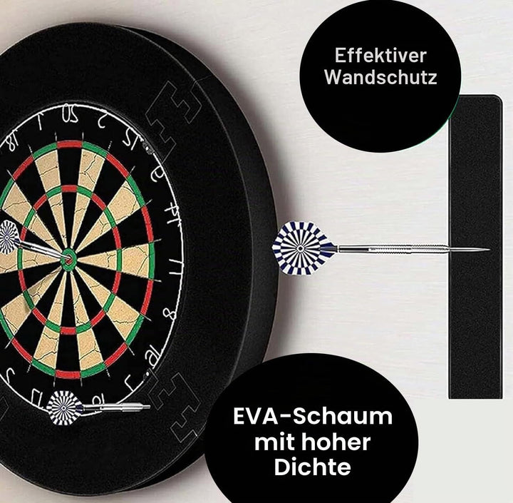 Dart Catchring Surround,Dartscheiben-Einfassung,Surround Auffangring Dart Backboard, für die Wandsch
