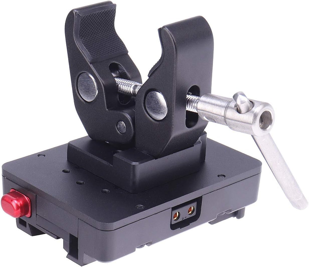 Fotga Mini Nano V-Lock V-Mount Batterie Netzteilplatten Adapter im Taschenformat mit D-Tap & Super C