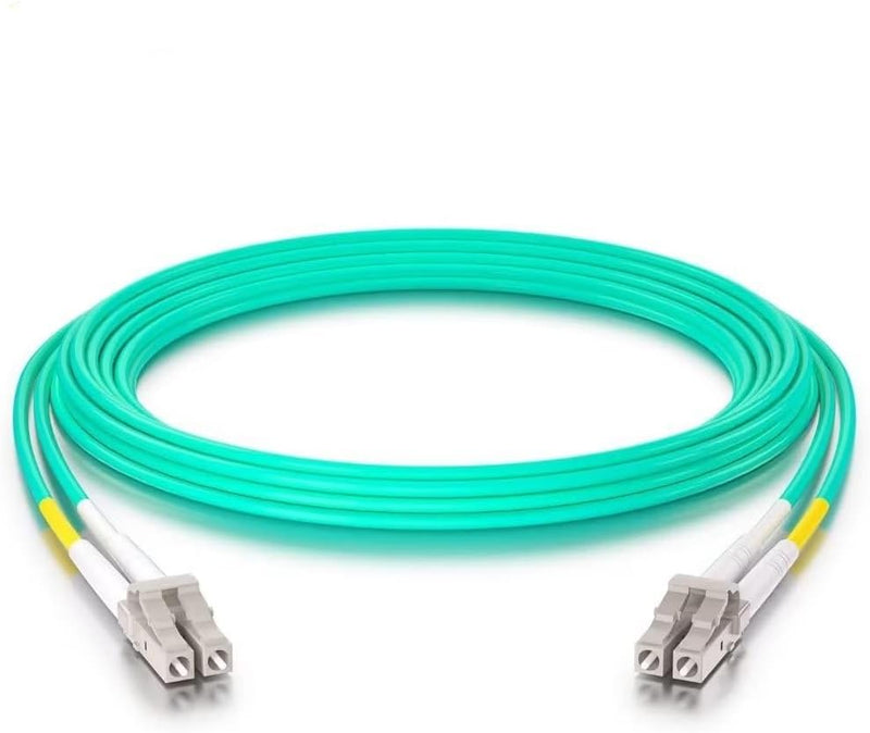 10Gtek [4 Stück] LC zu LC OM3 Multimode Duplex 10-Meter, LWL Glasfaser Patchkabel Fibre Optic Patch
