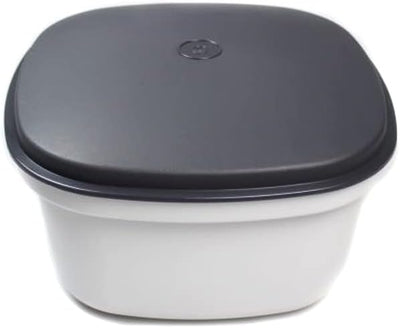 Tupperware Thermo-Duo Siebservierer 2,25 L schwarz weiss Warmhalten Warmie Tups