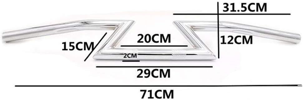 JFG RACING 7/8 "22 MM Lenker Z Lenker Universal Für Sportster Cruiser XL 883 1200 Custom Chopper Sof