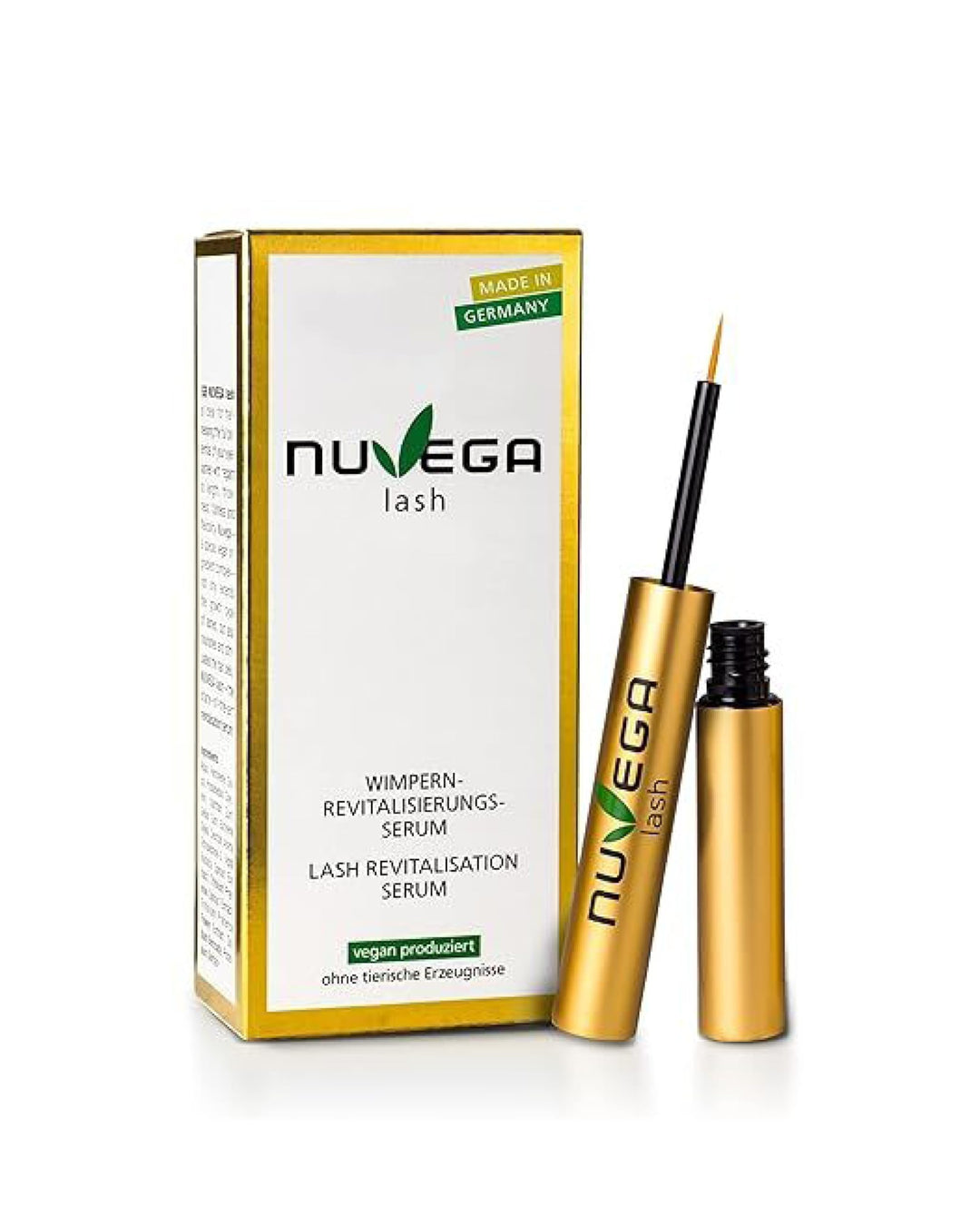 Nuvega Lash – Veganes Wimpernserum & Augenbrauenserum für lange Wimpern in nur 4-6 Wochen I Lash Ser