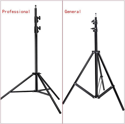 NEEWER Pro 9Fuss/260cm Spring Loaded Heavy Duty Photo Studio Light Stand mit 1/4" Schraube & 5/8 Stu