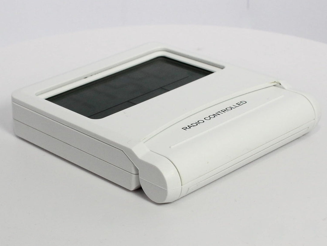 Atlanta Funkwecker Digital LCD Reisewecker Licht Snooze Temperatur - 1805/0 Weiss