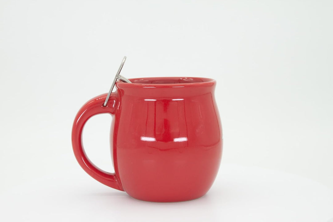 Feuerzangentasse 1er-Set, mit Rum, Rot/Après-Ski - für Feuerzangenbowle Rot / Après-ski, Rot / Après
