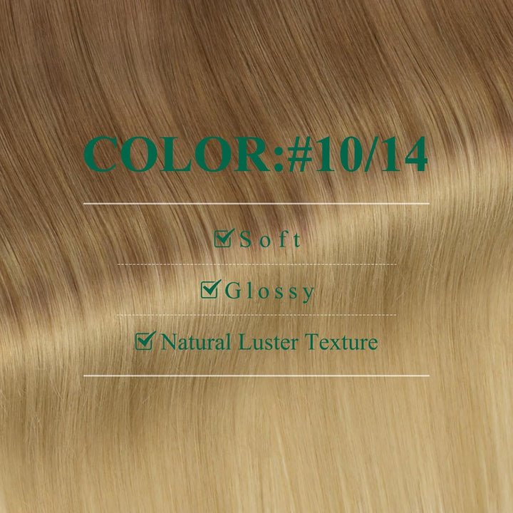 Easyouth Tape in Extensions Echthaar Tape in Extensions Goldbraun Mix Dunkelgolden Blond Tape in Ext