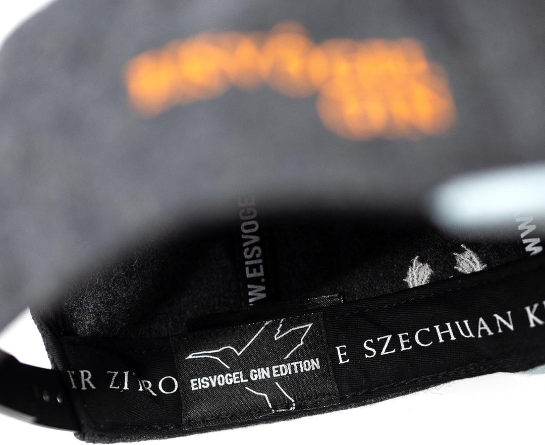 Du Hirsch Bayerisches Snapback Cap Eisvogel Gin Dunkelgrau Filz One Size