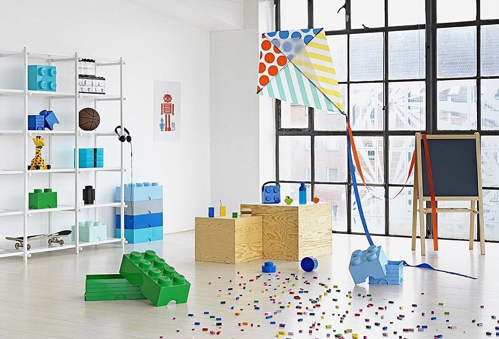 Room Copenhagen RC40301735 Lego Storage Brick rund, weiss Weiss, Weiss