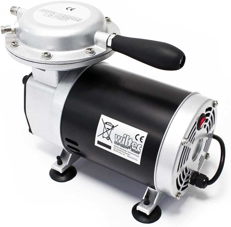 Wiltec Unterdruck Membranpumpe 128-135 l/min AS29 ölfrei Klimaanlage