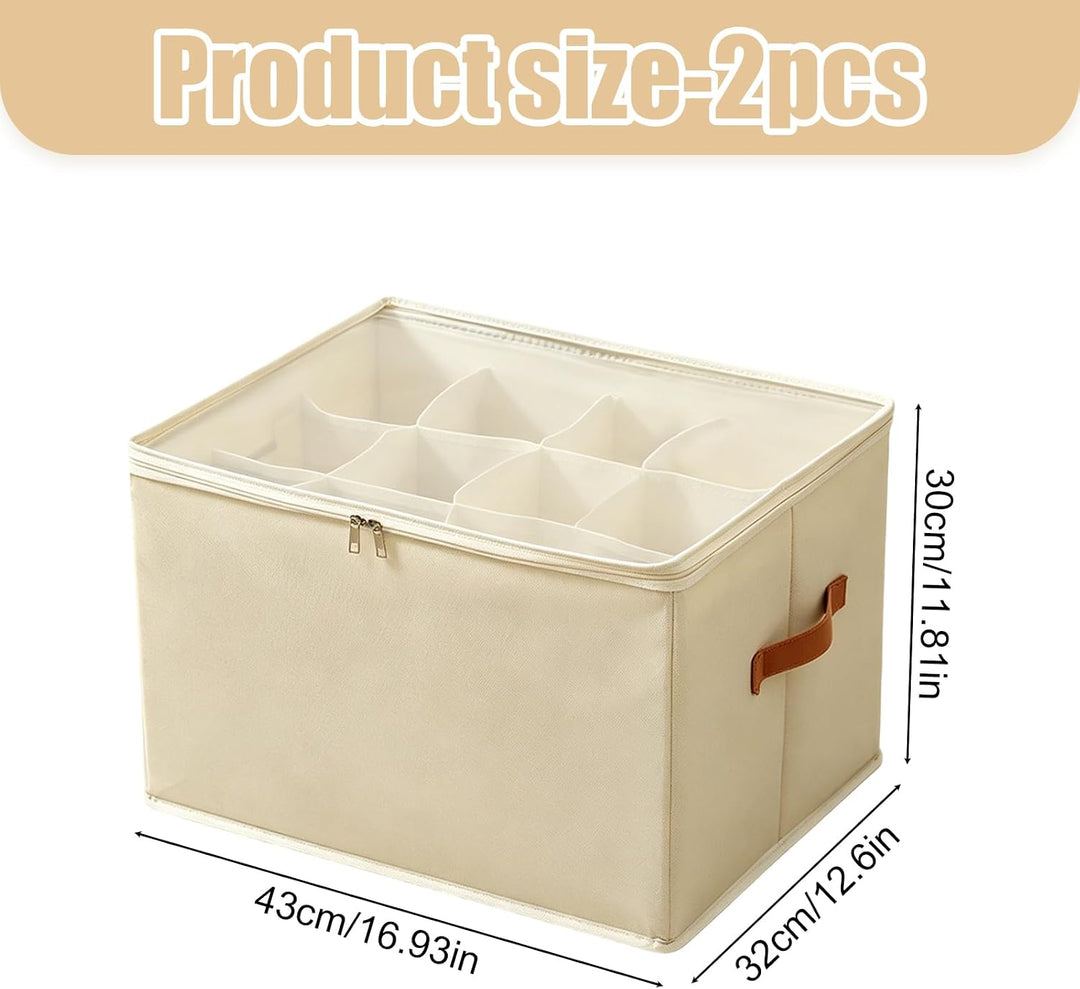 Schuhorganizer Für Closet 2er Set, Schuhorganizer Für 12-24 Paar, Schuhboxen Stapelbar, Faltbare Sch