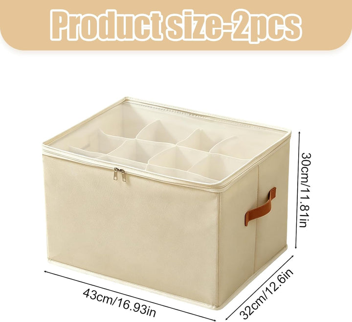 Schuhorganizer Für Closet 2er Set, Schuhorganizer Für 12-24 Paar, Schuhboxen Stapelbar, Faltbare Sch