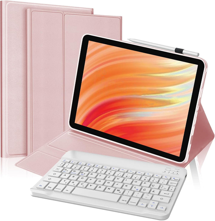 Fire HD 10 13.Generation 2023 Tastatur Hülle, Fire HD 10/HD 10 Plus 10.1'' Tablet 2021 Hülle 11.Gene