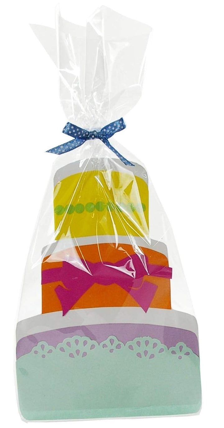 dubistda© Windeltorte CAKEBOX für Mädchen rosa | Geschenk für Mädchen zur Geburt Babyparty Babyshowe