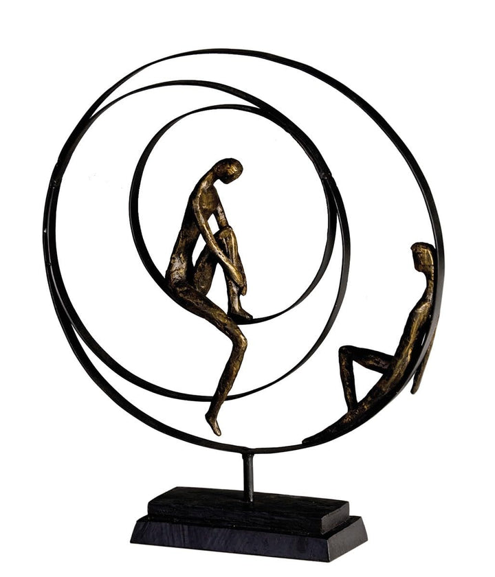 Casablanca Deko Skulptur 'Patience', 34 x 41 cm, Bronze