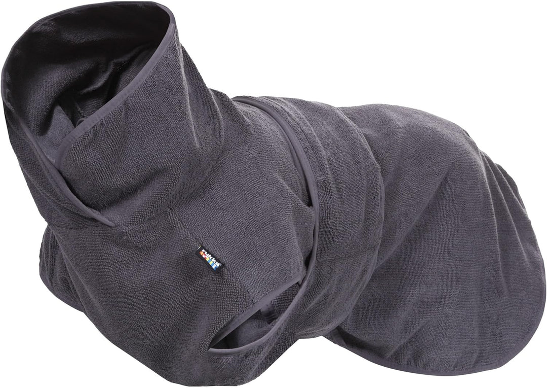 rukka Pets Micro Light Bademantel für Hunde Anthrazit XL XL anthrazit