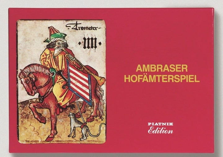 Piatnik 2856 - Ambraser Hofämterspiel, Braun, Schwarz, Gold