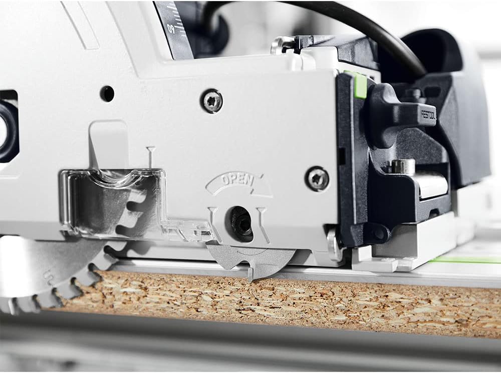Festool Vorritzer-Tauchsäge TSV 60 KEBQ-Plus (mit Kreissägeblatt, Sichtfenster, Innensechskantschlüs