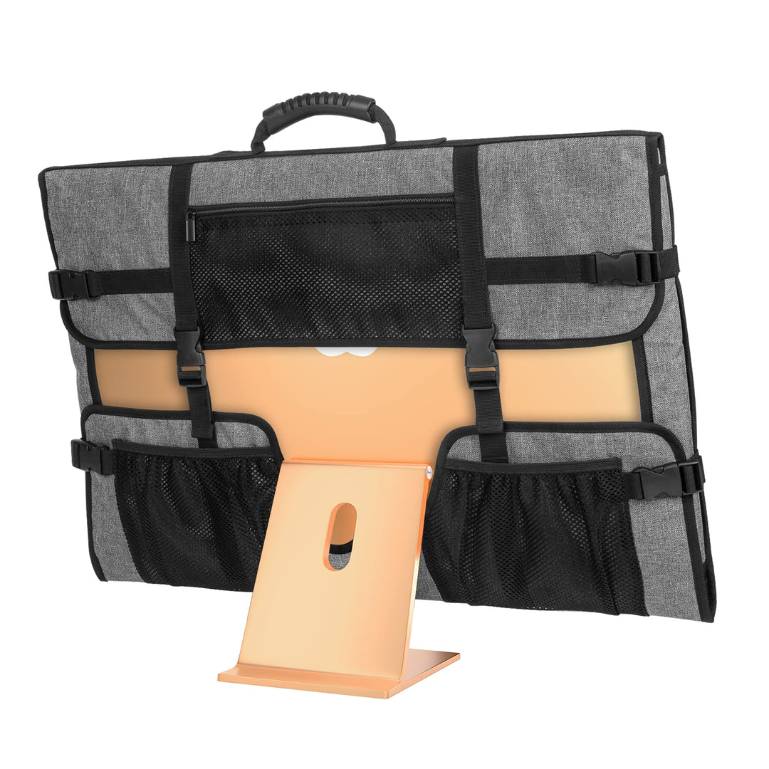 CURMIO Tragetasche für Apple 24" iMac, Schutzhülle für Apple IMAC 24 Zoll Display, Monitor Tasche mi