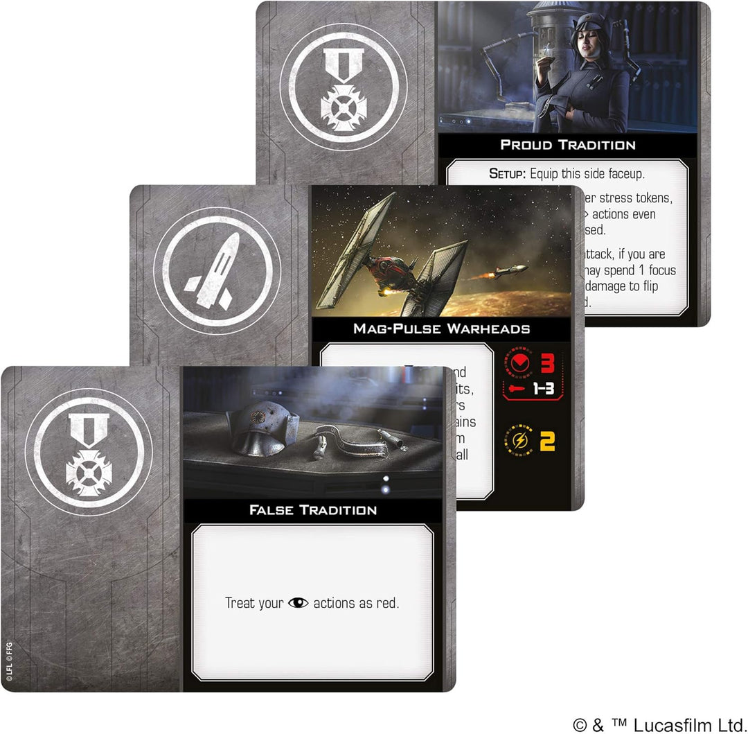 Fantasy Flight Games - Star Wars X-Wing Second Edition: First Order: Major Vonreg's TIE Expansion Pa