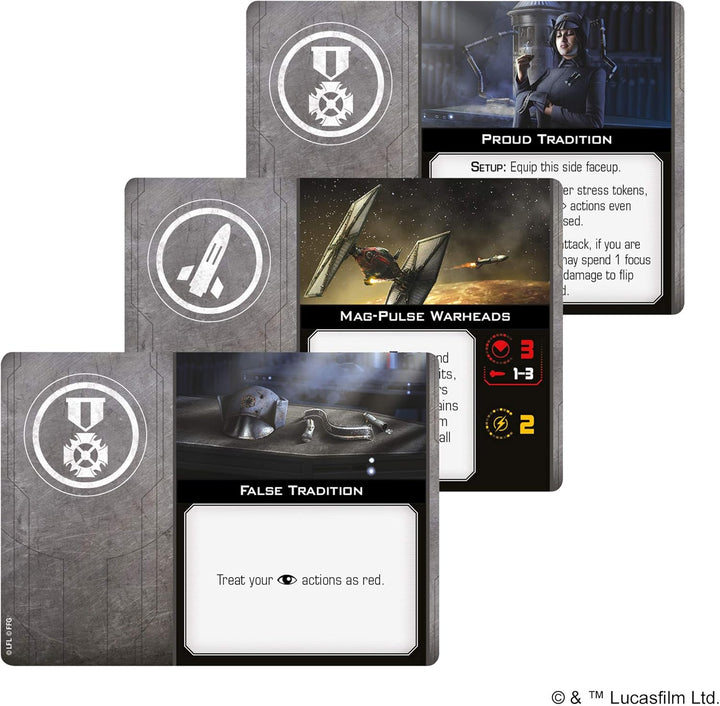 Fantasy Flight Games - Star Wars X-Wing Second Edition: First Order: Major Vonreg's TIE Expansion Pa