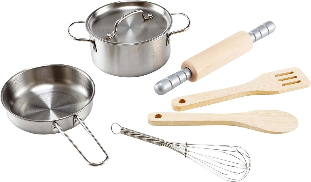Hape E3137 - Kochset für Küchenchefs, Holzspielzeug, 2630 Jahre vor Ort Garantie Kochset für Küchenc