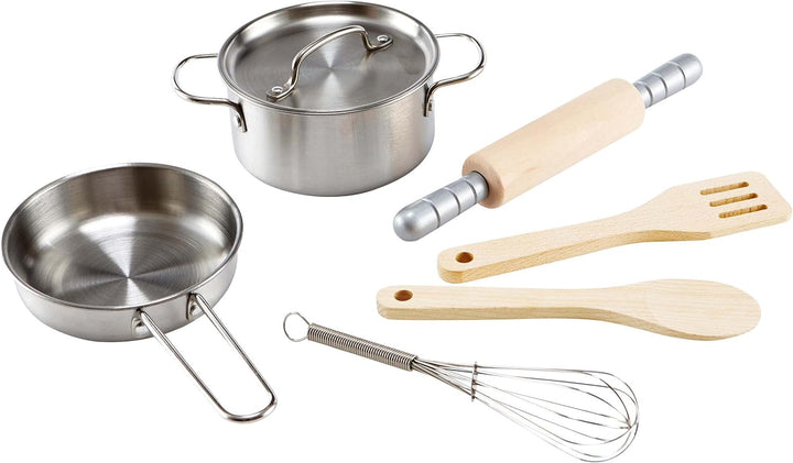 Hape E3137 - Kochset für Küchenchefs, Holzspielzeug, 2630 Jahre vor Ort Garantie Kochset für Küchenc