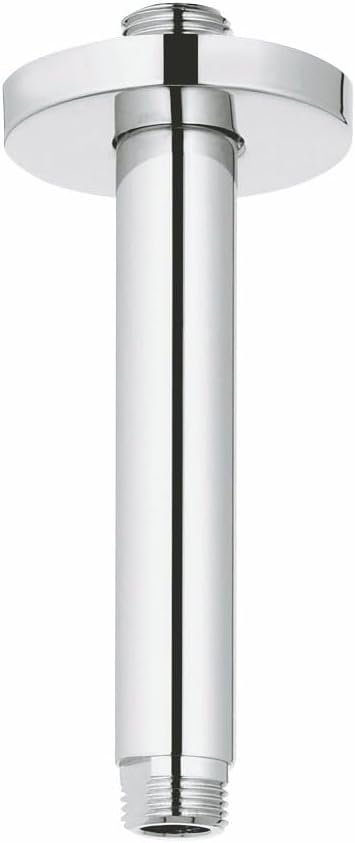 GROHE Rainshower Deckenauslass (Länge 142 mm, Anschlussgewinde ½", langlebig), chrom, 28724000 150 m