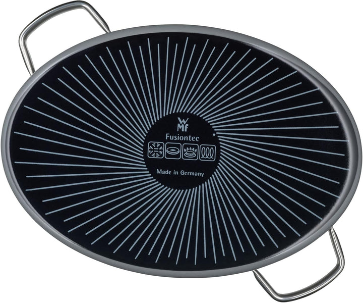 WMF Fusiontec Mineral Multi-Bräter 38 cm, Perfektes Braten, Homogene Kochergebnisse, Kratzfest, Einf