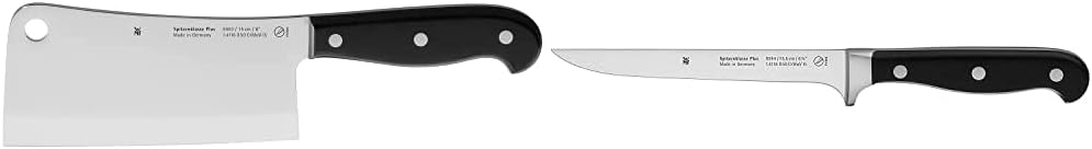 WMF Spitzenklasse Plus Chinesisches Hackmesser 27,5 cm, Kunststoff-Griff vernietet, Klinge 15 cm & S
