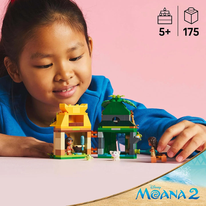 LEGO ǀ Disney Vaianas Inselspass, Bauset für Kinder, die gern fantasievoll Spielen, baubares Modell