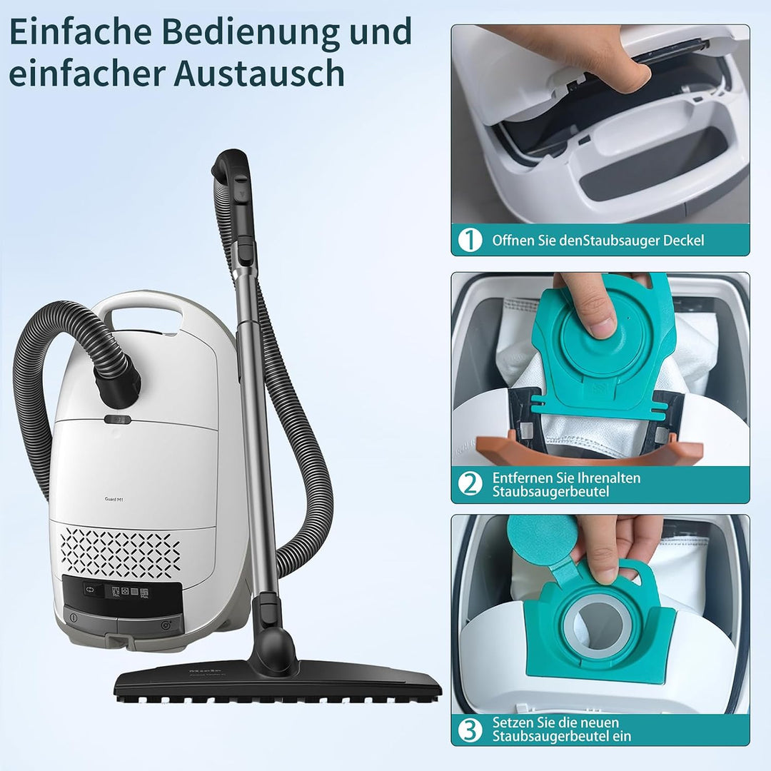12 Staubsaugerbeutel für Miele TU Guard L1/S1/CO M1 Staubsauger Ersatzteile | Ersatz für Miele S3838